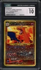 Pokemon CGC 10 Gem Mint Japanese Neo Premium File Reverse Holo Charizard No. 006