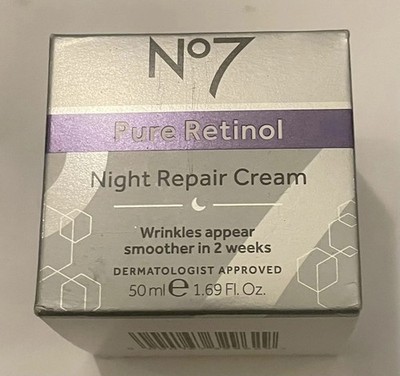 No7 Pure Retinol Night Repair Cream 50ml *Neu & Versiegelt*