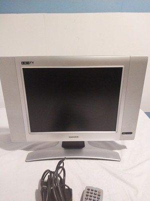 Magnavox HDTV 15MF605T/17 12''  LCD TV/Monitor With Remote & Power Adapter