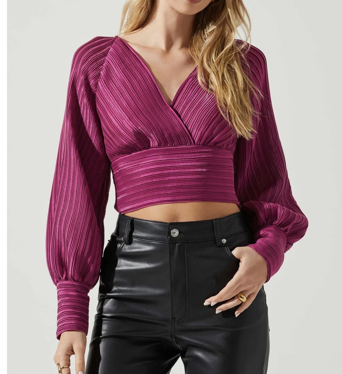 Pernilla Top in Pink ASTR THE LABEL Size XS NWOT