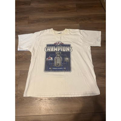 Y2K (01) Lee Sports Colorado Avalanche Stanley Cup Champ  Locker room edt.  XL