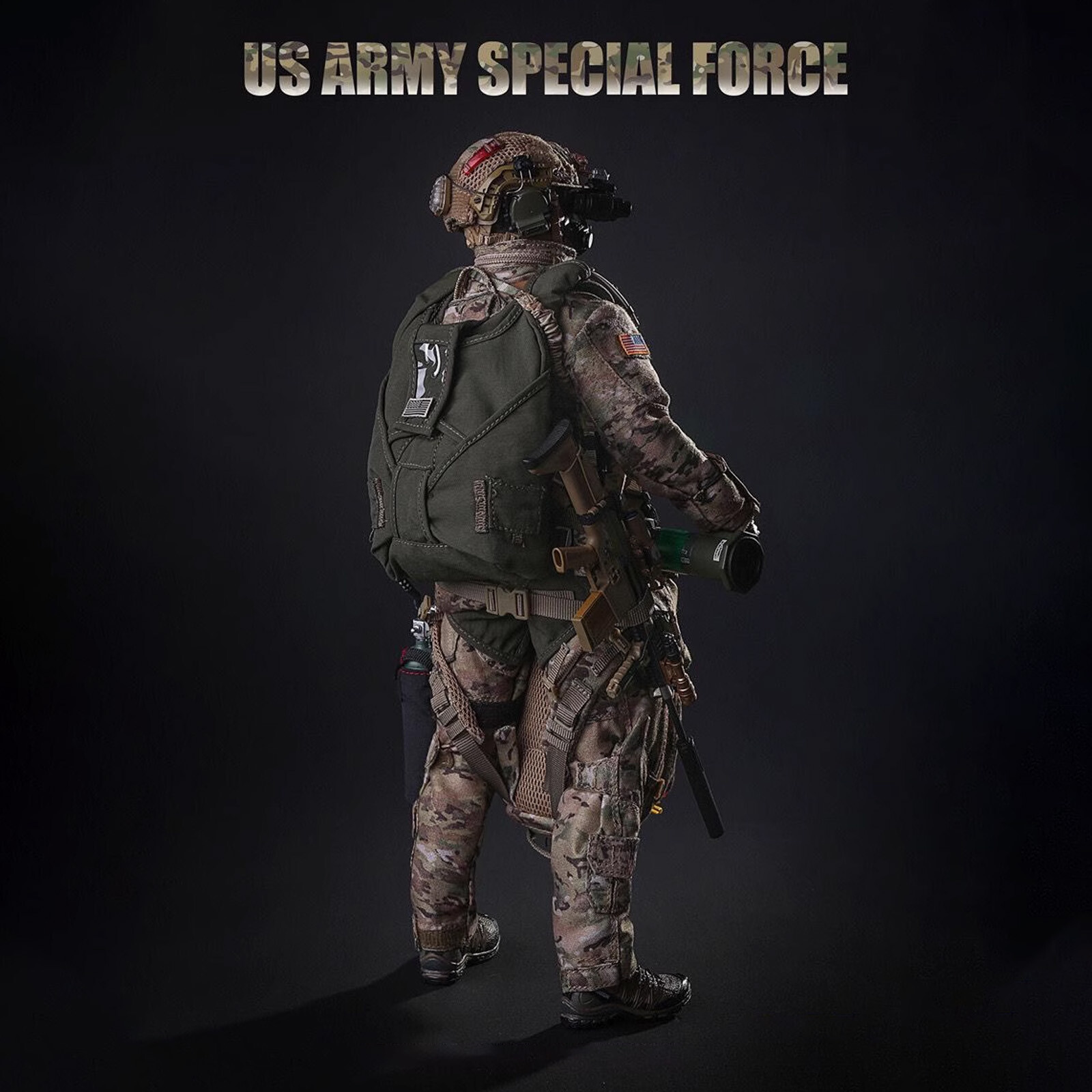 M028 Us Army Special Forces Halo 1/6 Action Figure New8o