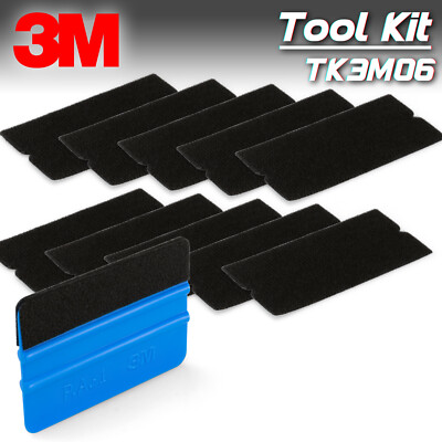 10Pcs Squeegee Applicator Tool Replaceable Felt Edge Tips Vinyl