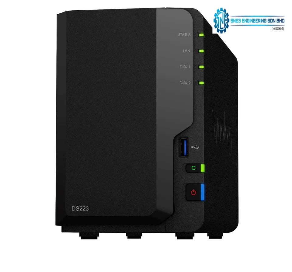 Synology DS223 3.5" 2-Bay DiskStation - Image 2 of 4
