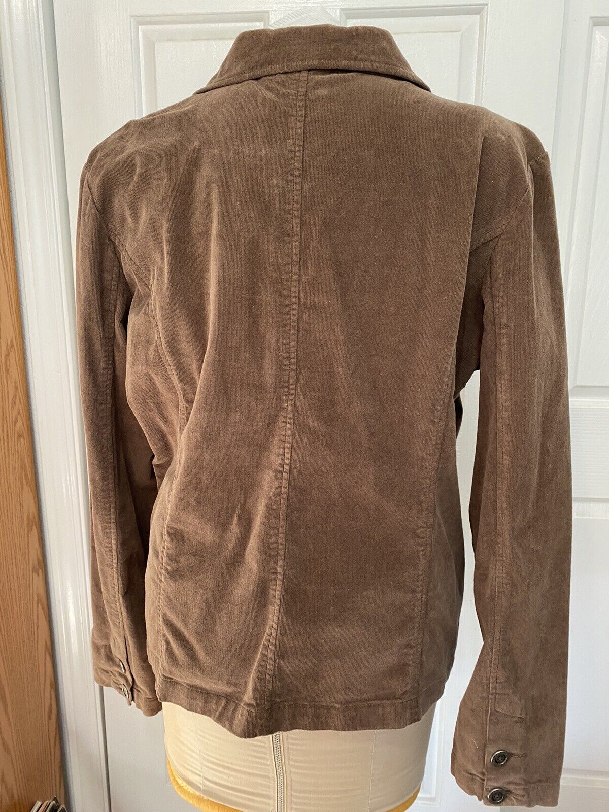 Fresh Produce jacket xl brown stretch cordaroy - image 4