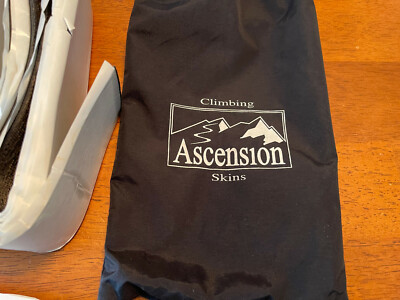 ASCENSION NYLON CLIMBING SKINS FOR SKIS BLACK NEW --- ***SALE** | eBay