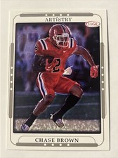 2023 SAGE Artistry Football Silver Chase Brown #18 Rookie RC Cincinnati Bengals