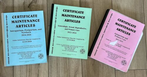 AMBC CNM Midwife CM Certificate Maintenance articles - Picture 1 of 3