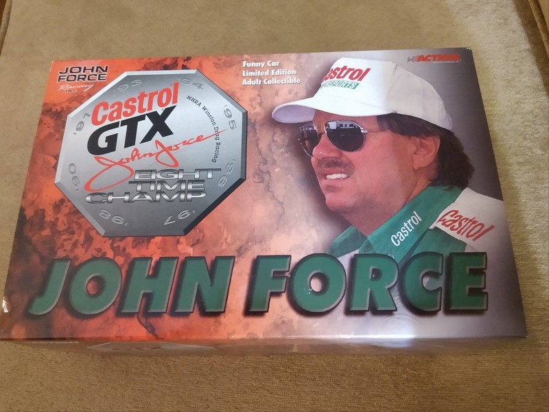 John Force 8 Time Champ Pedal Car Limed Edition