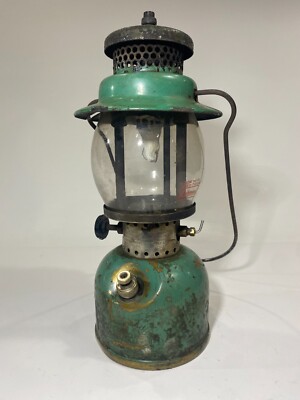 Vintage Coleman Lantern 242B Seafoam Green – Untested, Glass