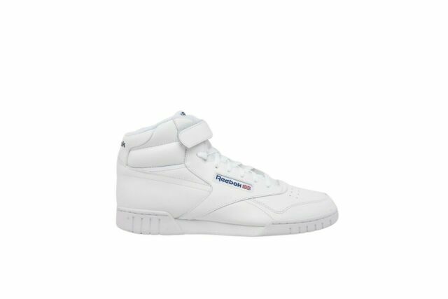 Size 10.5 - Reebok Ex-O-Fit High White for sale online | eBay