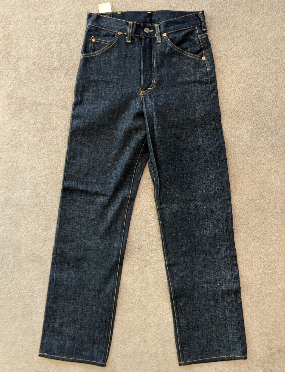 Vtg deadstock Lee riders 101z Sz 28 x 32 jeans Sanforized Union Made 60s nwt