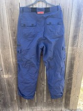 Vintage Oakley Cargo Multipocket Ski Snow Pants Navy Blue Mens XL Y2k Retro