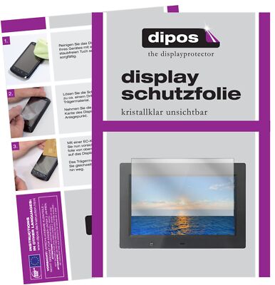 2x film for Xoro DPF 10B1 screen protector crystal dipos