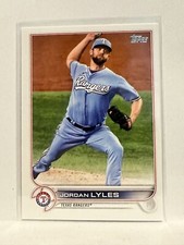 #376 Jordan Lyles Texas Rangers 2022 Topps Series Two Baseball Card