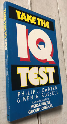Take the IQ Test Philip Carter Ken Russell Paperback Brain Training