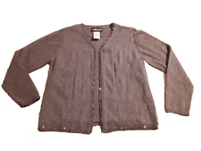 Sag Harbor Petite Lightweight angora sweater. Women's PL