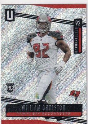 2019 UNPARALLLED RC WILLIAM GHOLSTON TAMPA BAY BUCCANEERS ROOKIE