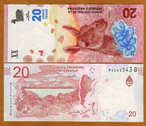 Argentina, 20 Pesos, ND (2017), P-361, B-Series, New Design UNC