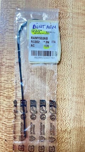 Genuine Ray Ban Replacement Wrap Around only RIGHT Cable Arm Black Aviator 170 - Picture 3 of 6