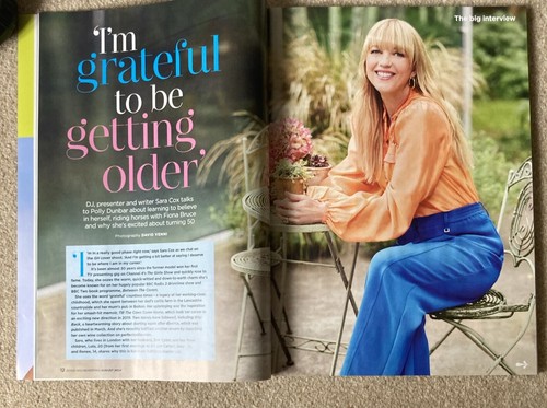 GOOD HOUSEKEEPING MAGAZINE AUGUST 2024 Sara Cox - Picture 6 of 6