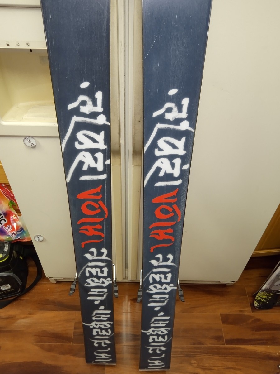Volkl Gotama 176 cm skis Buddha adjustable Marker Griffon Titanium