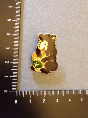 UDSSR PIN ORIGINAL SOWJETISCHES VINTAGE ABZEICHEN RUSSISCHER MISCHKA BÄR. Bär Russland.