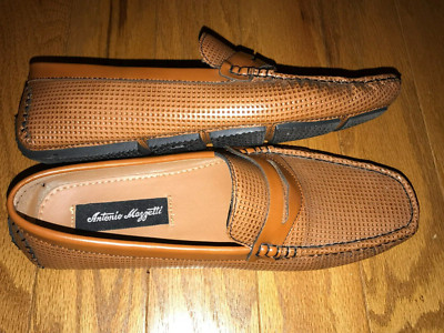 Antonio Mazzetti Two-Tone Brown & Tan Leather Wingtip Derby Shoes antonio mazzetti Products for Sale up to 90% Off Retail  main image 4