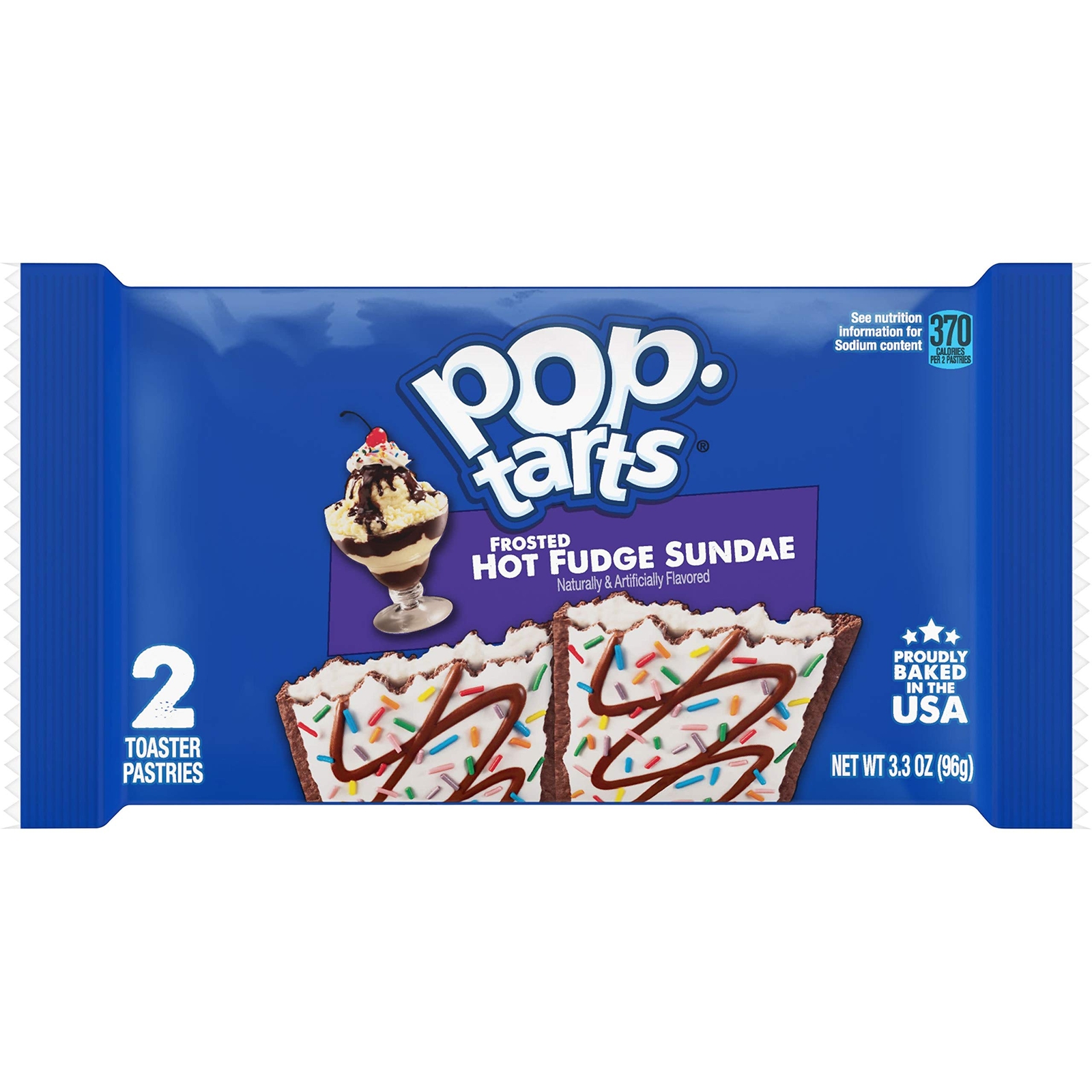Kellogg's Pop-Tarts, Breakfast Toaster Pastries, Frosted Hot Fudge Sundae,