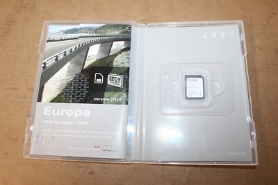 Audi A1 Q3 Navigation SD Card & Document CHECK FIRST 8X0060883H New Genuine Audi