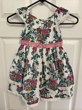 Pippa And Julie Girls Floral Dress Size 4