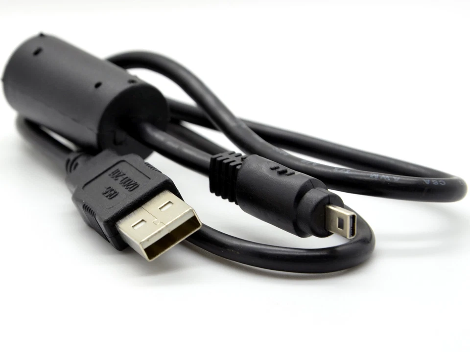 Data USB Cable Cord Lead For Vivitar ViviCam 3000 4345 4385 5385 5386 6300 8300 - Image 3 of 4