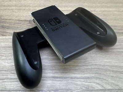 Original Nintendo Switch Joy Con Controller Komfort Grip Halterung Schwarz