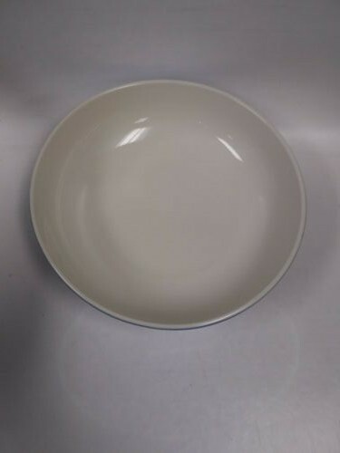 Kitchen Basics Colors By Tienshan 9" Serving Bowl Green & Blue Striped