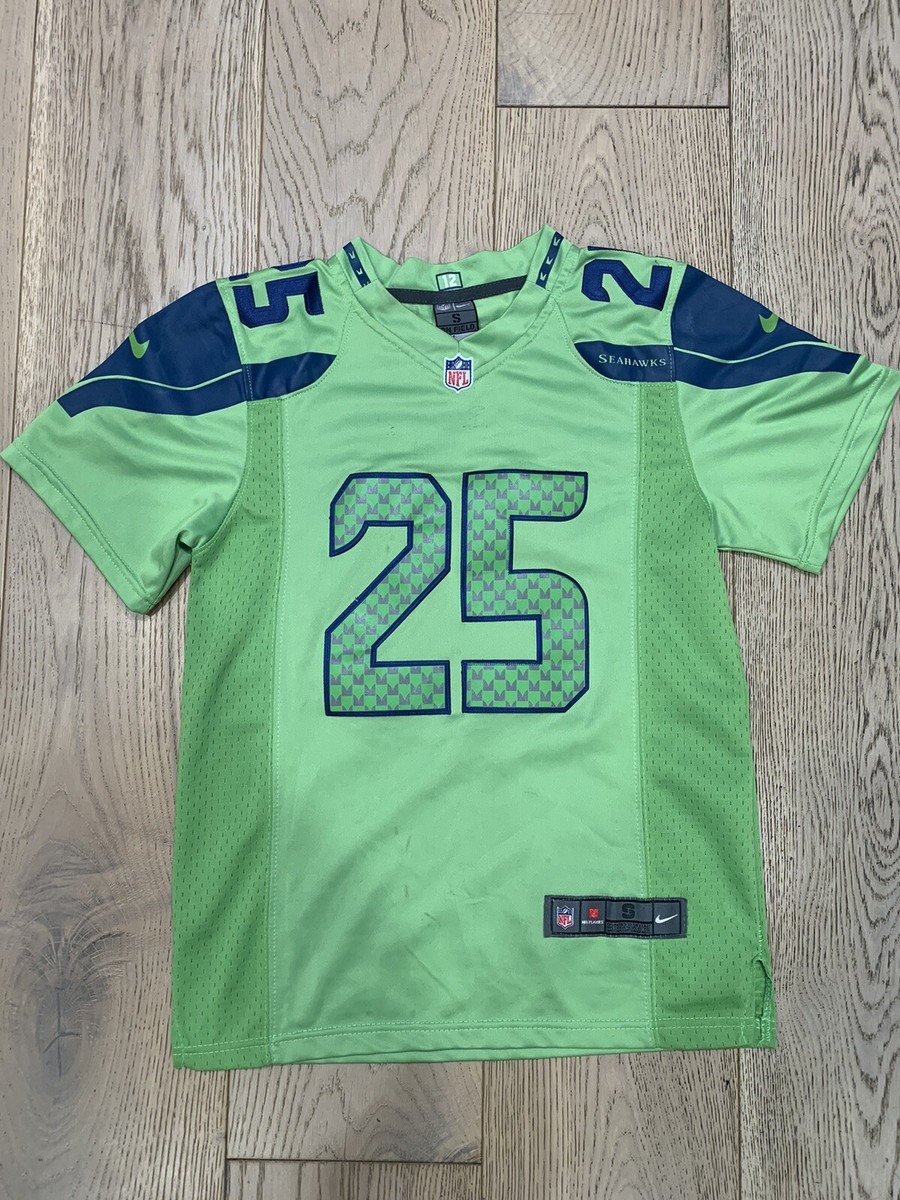 【大幅値下げ】NFL公式NIKEシアトルシーホークス リチャードシャーマン 25 NIKE Seattle Seahawks Richard Sherman #25 YOUTH Jersey Green