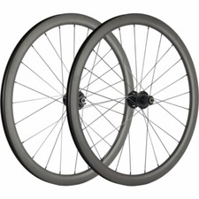 Set ruote bici da strada in carbonio 700C mozzo freno a disco 45x25 mm clincher ruote bicicletta