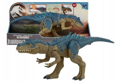 JURASSIC WORLD DINOSAUR ALLOSAURUS action figure with sound HRX50 MATTEL