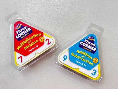 Three-Corner Flash Cards TREND (Multiplication/Division)