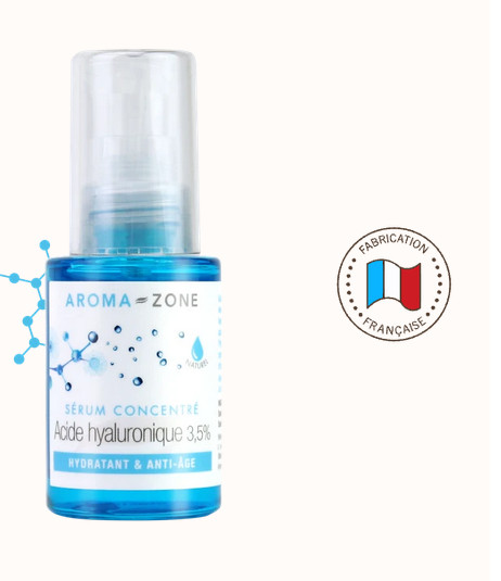 Sérum acide hyaluronique 3,5% naturel X2 anti-âge repulpant formule vegan intense 30ml