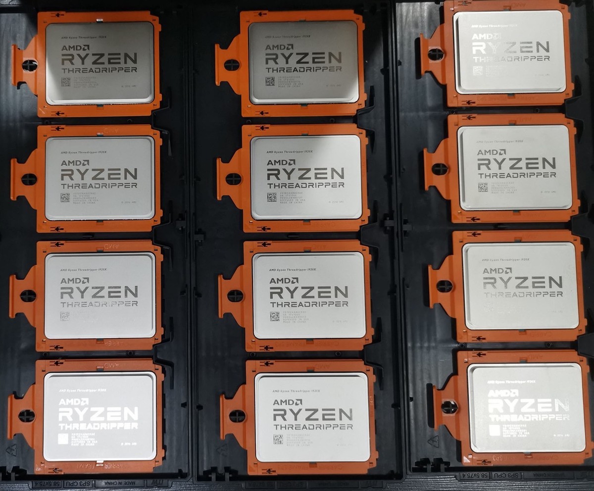 AMD Ryzon Threadripper 1920x 12core 24thread 3.50GHz tr4