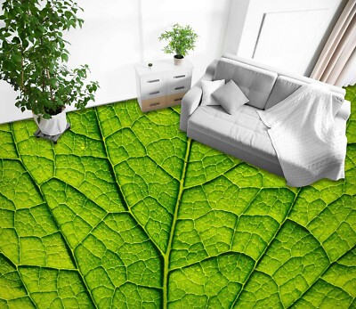 3D Leaf Texture SKE1769 Floor Wall Paper Wall Print Decal Wall Deco Bea