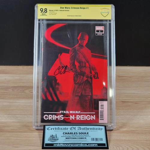 Star Wars Crimson Reign #1 Rahzzah Signed By Charles Soule Marvel CBCS 9.8 NM+