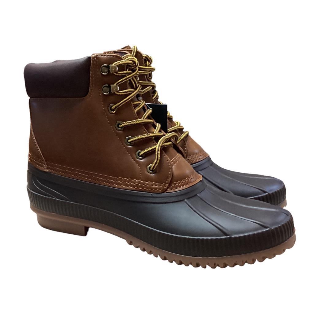 Tommy Hilfiger Duck Boots Mens 8 Brown Colin 2 Waterproof  display picture 1