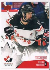 2015-16 UPPER DECK TEAM CANADA WOMEN EXCLUSIVES JILLIAN SAULNIER 025/199 #61