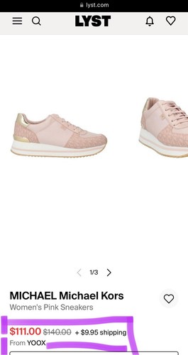 Michael Kors Brand new MK Shoes sneaker pink, Tenis rosados nuevos diseñador - Bild 8 von 8