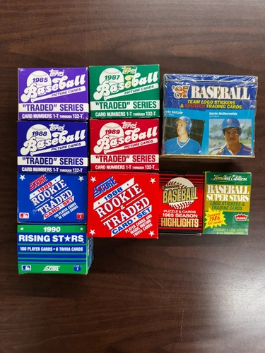 1985-1990 Topps/UD/Fleer/Score Rookie & Traded Sets