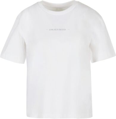 Miss Tee Damen T-Shirt Look Me In The Eyes Tee MST092