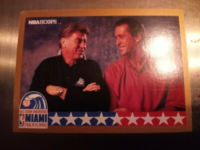 1990-91 Hoops  All-Star Game Checklist Chuck Daly/Pat Riley      No number NNO 