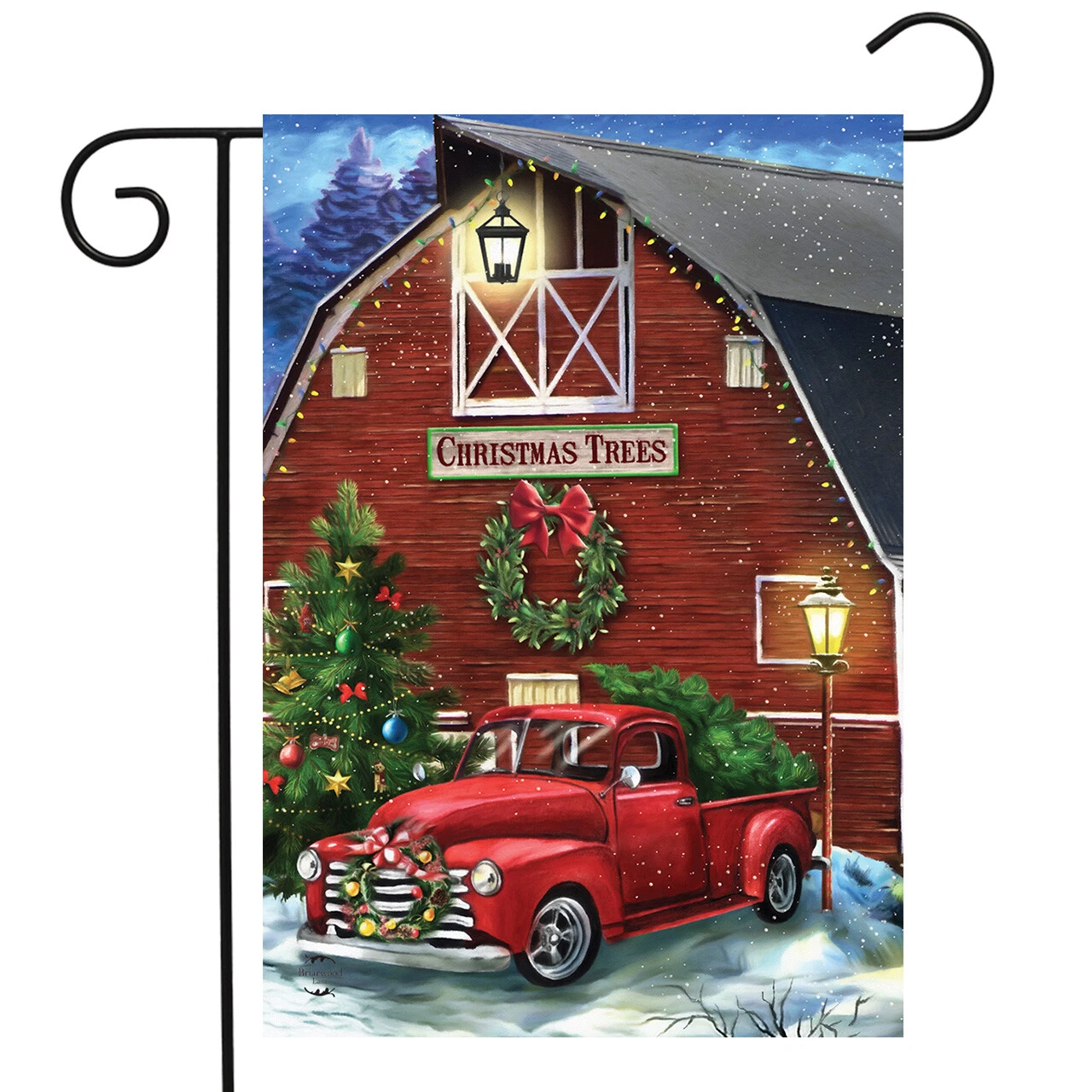 Christmas Tree Farm Garden Flag