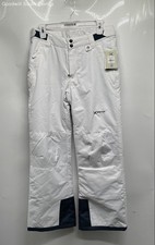 Arctix Boys White Insulated Straight Leg Snow Pants Size L 14/16 With Tags